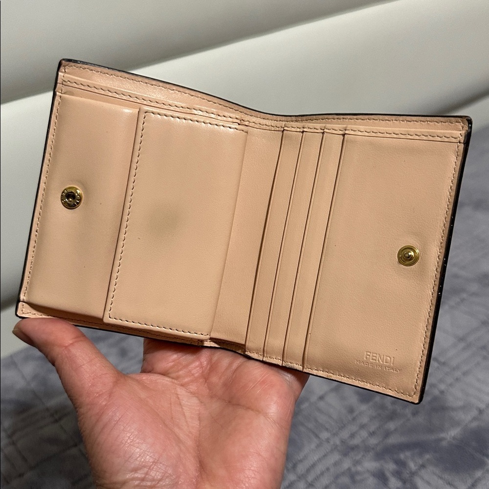 Fendi Compact Leather Wallet - Picture 7 of 13